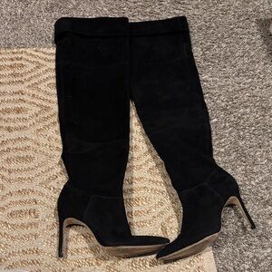 SCHUTZ Black Over the Knee Boots